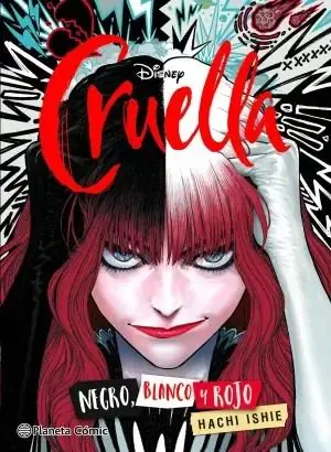 Última Versión CRUELLA (MANGA) NEGRO, BLANCO Y ROJO