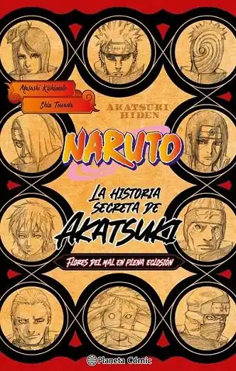Certificado NARUTO AKATSUKI HIDEN (NOVELA) LA HISTORIA SECRETA DE AKATSUKI