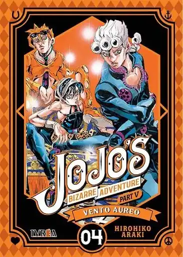 JOJO‘S BIZARRE ADVENTURE PARTE 5 VENTO AUREO 04 Certificado