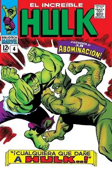 Venta Final BIBLIOTECA MARVEL EL INCREÍBLE HULK 04 DE 1966 A 1967