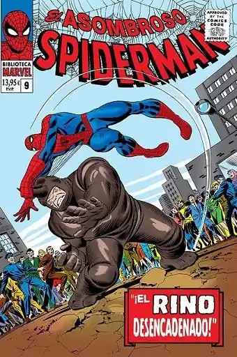 BIBLIOTECA MARVEL EL ASOMBROSO SPIDERMAN 09 DE 1966 A 1967 Precio Reducido