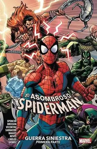 Liquidación MARVEL PREMIERE EL ASOMBROSO SPIDERMAN 17 GUERRA SINIESTRA PRIMERA PARTE