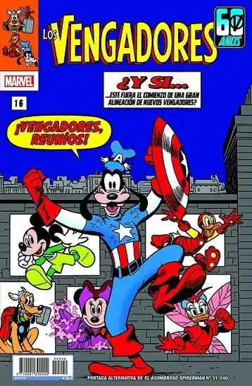 EL ASOMBROSO SPIDERMAN 31 240 PORTADA ALTERNATIVA DISNEY LOS VENGADORES Envío Exprés