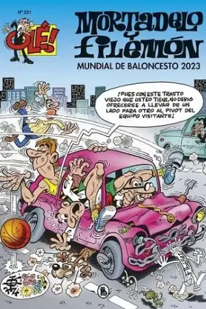 OLE MORTADELO 221. MUNDIAL DE BALONCESTO 2023 Promoción Exclusiva