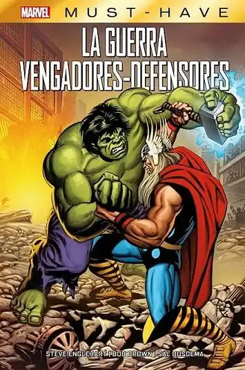 Entrega Rápida MARVEL MUST-HAVE. LA GUERRA VENGADORES-DEFENSORES