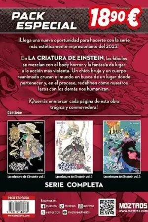 LA CRIATURA DE EINSTEIN PACK ESPECIAL COLECCIÓN COMPLETA A Buen Precio