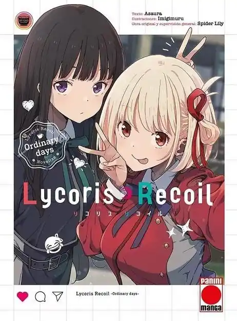 Ocasión Especial LYCORIS RECOIL NOVELA 01 ORDINARY DAYS