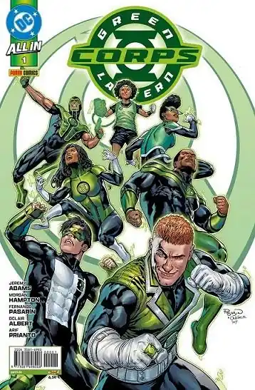 Marca Reconocida ALL IN GREEN LANTERN CORPS 01