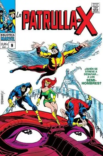 BIBLIOTECA MARVEL LA PATRULLA-X 09 DE 1968 Oferta Limitada