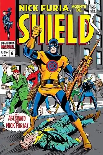 Disponible Ahora BIBLIOTECA MARVEL NICK FURIA, AGENTE DE S.H.I.E.L.D. 06 DE 1969
