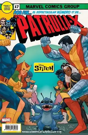 Favorito De Clientes LA NUEVA PATRULLA-X 17 99 PORTADA ALTERNATIVA DISNEY STITCH