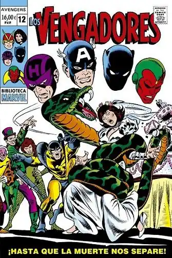 Envío Exprés BIBLIOTECA MARVEL LOS VENGADORES 12 DE 1969