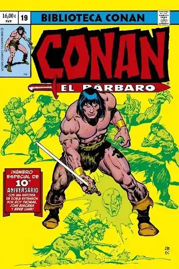 BIBLIOTECA CONAN. CONAN EL BÁRBARO 19 1980 Más Vendido