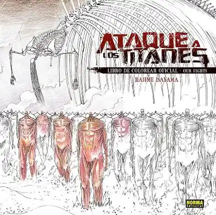 ATAQUE A LOS TITANES LIBRO DE COLOREAR OFICIAL 01 Pago Seguro