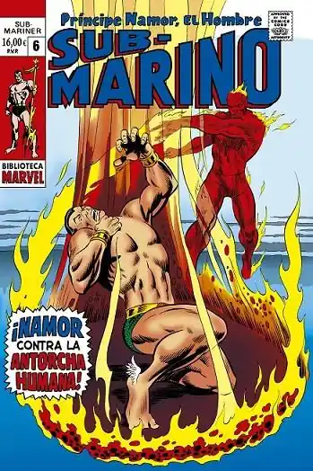 Barato BIBLIOTECA MARVEL NAMOR, EL HOMBRE SUBMARINO 06 DE 1969