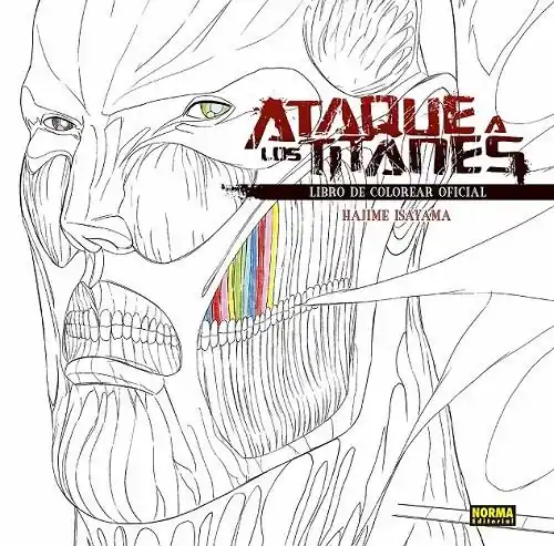 Entrega Rápida ATAQUE A LOS TITANES. LIBRO DE COLOREAR OFICIAL 02