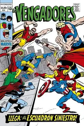 BIBLIOTECA MARVEL LOS VENGADORES 13 DE 1969 Gran Oferta
