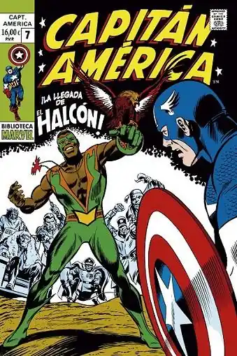 Marca Reconocida BIBLIOTECA MARVEL CAPITÁN AMÉRICA 07 DE 1968 A 1969