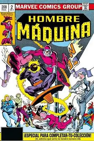MARVEL LIMITED EDITION HOMBRE MÁQUINA RÚSTICA 02 Promoción