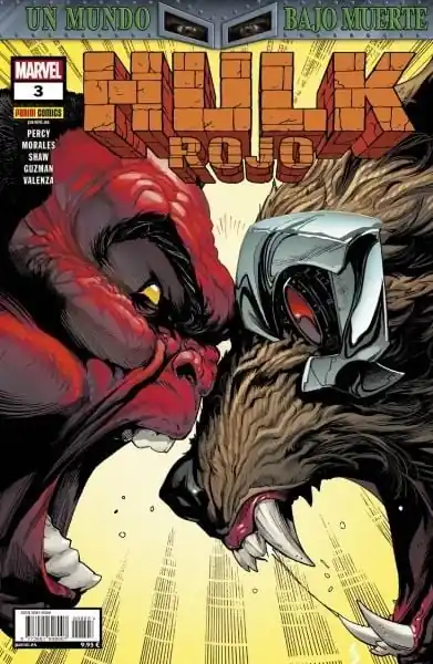 UN MUNDO BAJO MUERTE HULK ROJO 03 Gran Oferta