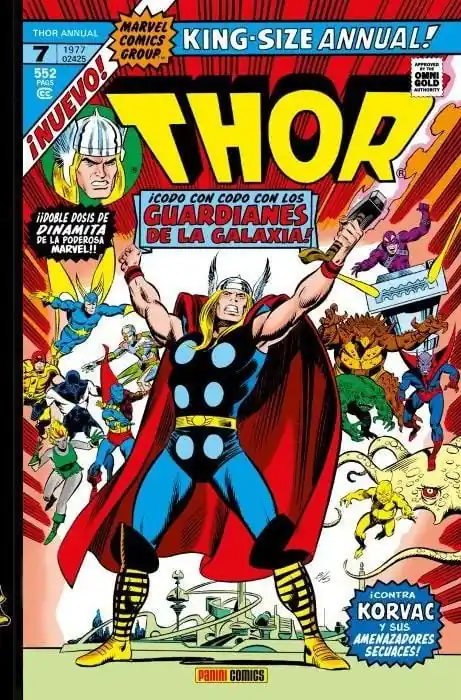 Últimas Unidades EL PODEROSO THOR 07 CONTRA KORVAC (Marvel Gold Omnibus)
