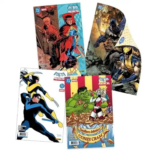 Rebajas PACK DE 3 BATMAN / MASACRE CON PORTADAS ALTERNATIVAS + PÓSTER