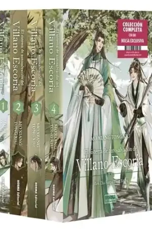 Últimas Unidades PACK EL SISTEMA DE AUTOSALVACIÓN DEL VILLANO ESCORIA (Novela) (Serie Completa)