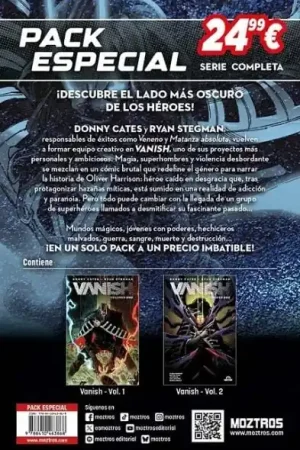 VANISH (PACK ESPECIAL) Compra Ahora