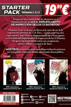 Compra Ahora PACK ACCA DEPARTAMENTO DE INSPECCIÓN DE LOS 13 DISTRITOS 01+02+03