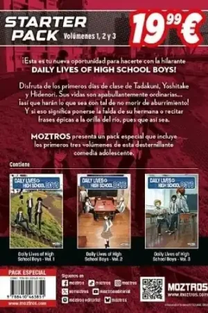 Precio Bajo PACK DAILY LIVES OF HIGH-SCHOOL BOYS 01+02+03