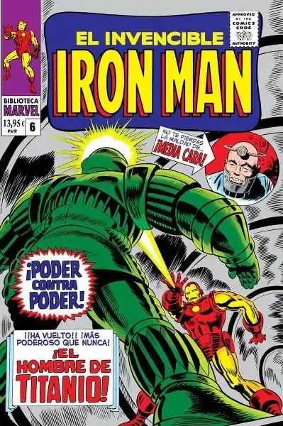 EL INVENCIBLE IRON MAN 06 1967-68 (Biblioteca marvel 66) Última Versión