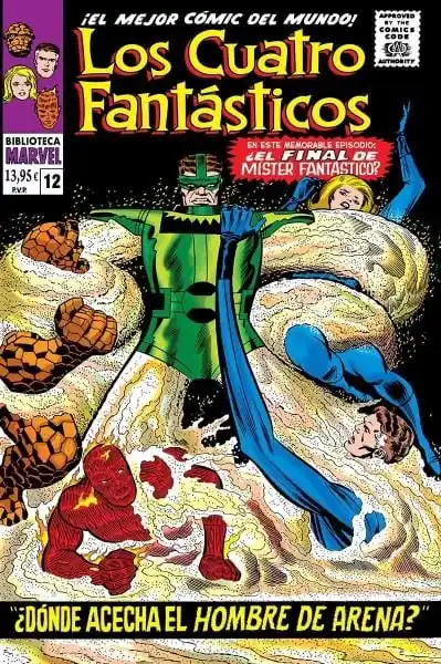 LOS CUATRO FANTÁSTICOS 12 19667 (Biblioteca Marvel 63) Envío Exprés