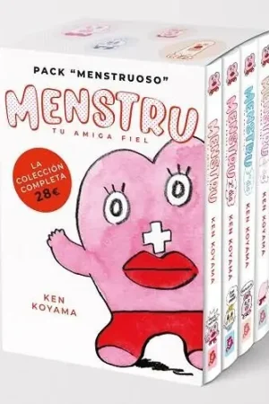 PACK MENSTRU, TU AMIGA FIEL Nº 01 AL 04 Promoción Exclusiva