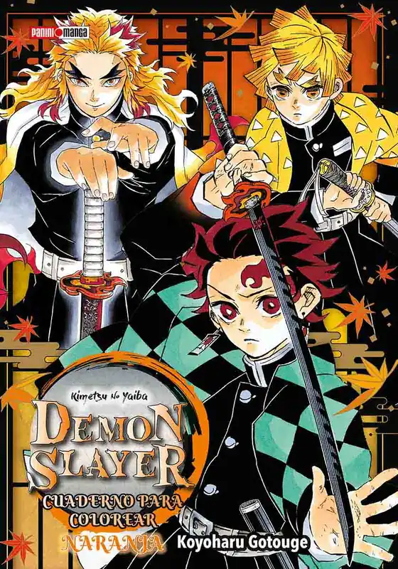 DEMON SLAYER CUADERNO PARA COLOREAR N.3 Ordena Ya