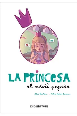 PRINCESA AL MÓVIL PEGADA LA Alta Calidad