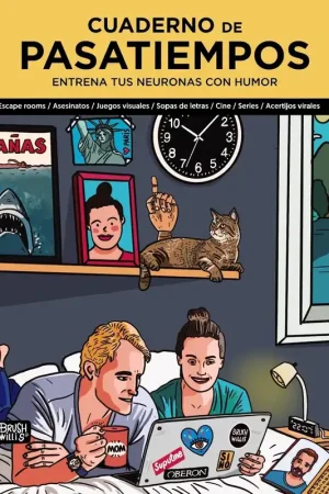 Económico CUADERNO DE PASATIEMPOS "ENTRENA TUS NEURONAS CON HUMOR."